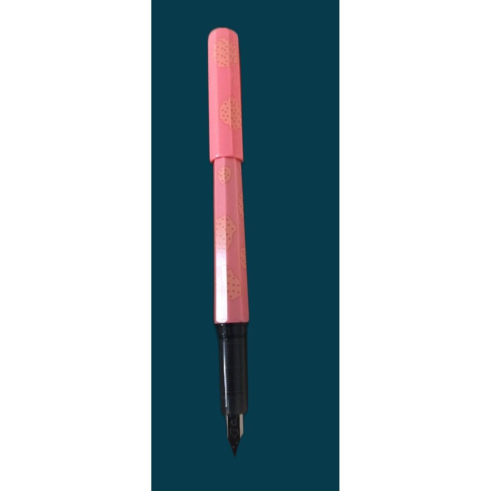 Pink cow Fountain Pen .3 mm nib
